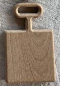 Tabla de Cortar de Madera Rectangular con Asa, Acabado Natural, Tabla de Cocina - Product Image 4