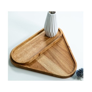 Classic Handmade Wooden Serving Tray for Food <b>Breakfast</b> Tea Coffee Snacks Drinks Desserts Dining and Hospitality Use - Product Image 6