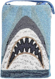 Monedero de Verano Bohemio para Mujer con Diseño de Tiburón y Cuentas, Regalo Ideal para Mejores Amigas, Bolsa de Moda Elegante por MD HANDICRAFTS - Product Image 2