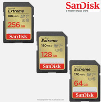 Carte mémoire extrême SanDisk 256GB-C10, U3, V30, 4K, UHD, carte SD-SDSDXVV-256G-GNCIN