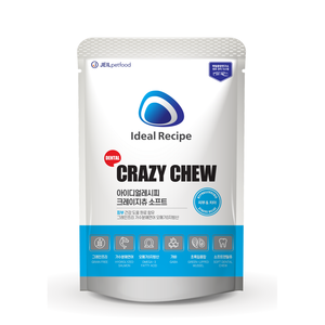Friandises dentaires sans céréales Crazy Chew pour chiens, avec saumon hydrolysé et oméga, texture croustillante saine pour le bien-être, recette idéale - Product Image 3