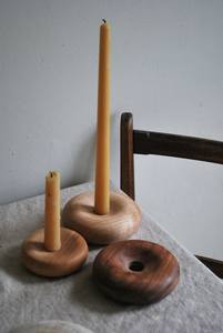 Rustic Farmhouse Wooden Candle Stand Handmade Solid Wood Taper Candle Holder for <b>Wedding</b> Party Home Decoration - Product Image 6