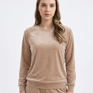 Conjunto Deportivo de Dos Piezas para Mujer, Sudadera Casual de Manga Larga y Pantalones Jogger, para Uso Diario - Product Image 5