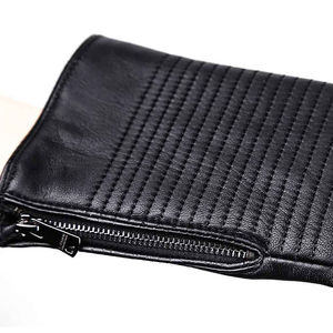 Gants de vélo en cuir premium pour hommes – Doux, chauds, respirants, élégants, pour l'hiver, décontractés, confortables, pour usage quotidien, compatibles écran tactile - Product Image 5