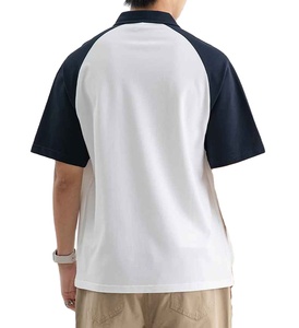 Camiseta polo con cremallera de poliéster de alto rendimiento, de secado rápido, adecuada para tenis, golf, actividades al aire libre y correr, para hombre. - Product Image 6