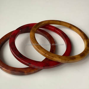 Infinity Spark Resin Bangle for Women Elegant Handcrafted Accessory with Iridescent Shine <b>Cute</b> Style Jewelry Collection - Product Image 3