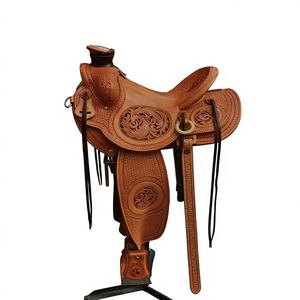 Precio de Fábrica: Silla de Montar de Cuero de Búfalo, Silla de Carreras Estilo Inglés, Diseños Vintage Más Vendidos, Alfombras para Caballos, Brida de Madera para Caballos - Product Image 2