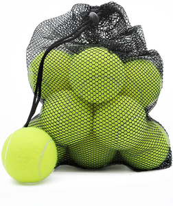 Pelotas de Tenis de Color Personalizado, Amarillo Brillante, Pelotas de Práctica con Bolsa de Malla con Cordón para Entrenamiento y Competencia - Product Image 6