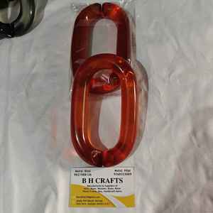 Decoración del hogar: Eslabones de cadena de resina personalizables de gran tamaño y colores claros, eslabones grandes de resina multicolor disponibles. - Product Image 6