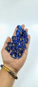 Ensemble de runes Futhark en obsidienne bleue, pointe de flèche, cristal, style Feng Shui, fait main, gravé, agate Muntaha, guérison, qualité supérieure - Product Image 3