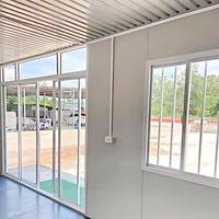 Maisons préfabriquées modulaires de luxe modernes, résistantes aux ouragans, en acier galvanisé de 20 pieds, maison préfabriquée détachable en conteneur