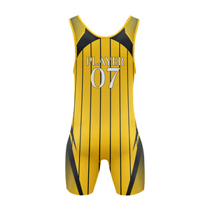 Vente en gros OEM ODM Maillot de lutte personnalisé imprimé respirant léger très extensible séchage rapide durable pour équipe américaine - Product Image 5