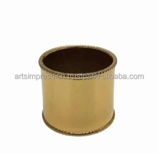 Simple Gold Napkin Rings Metal Napkin Ring Dinner Table Decorate Wedding Napkin Holder Rings Indian Handmade By Arts Impression