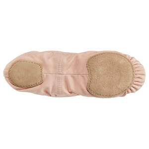 ZIWA OEM Prix Abordable Vente Directe Usine Ballerines en Toile Rose Conception Personnalisée Cuir Souple Nouvelle Semelle Fendue Chaussures de Danse Femme - Product Image 3