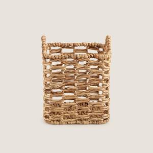 ตะกร้าจัดระเบียบจากผักตบชวา ขายดี ตะกร้าสานมือสำหรับจัดเก็บในตู้เสื้อผ้าและลิ้นชัก - Product Image 3