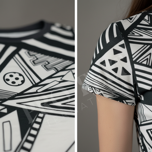 Camisetas de Yoga de Manga Corta con Cuello Redondo, Estilo Urbano, Venta al por Mayor, Camisetas Casuales a la Moda con Estampado Gráfico OEM - Product Image 4