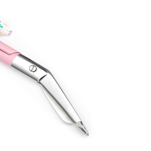 Ciseaux à pansements roses Lister en acier inoxydable, instruments chirurgicaux OEM, ciseaux médicaux jetables à usage unique, personnalisables - Product Image 4