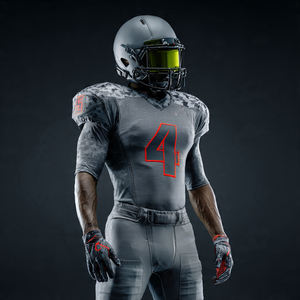 Camiseta Deportiva de Fútbol Americano con Estampado, Cuello en V, para Hombre - Product Image 1