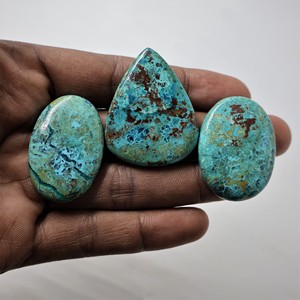 High Quality Natural Quartz Cabochon Loose Smooth Polished Cushion Cut Blue <b>Fire</b> Oval Pear <b>Stone</b> Necklace Pendant Jewelry Making - Product Image 4