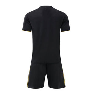 Custom Black Uniform Custom Soccer Wear Football Customize Soccer Uniform Hot Sale Breathable Soccer Uniform Set Football - Product Image 2