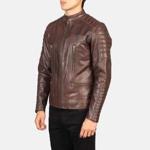 Custom <b>Men</b> <b>Leather</b> <b>Jacket</b> OEM Supplier Bulk Wholesale Biker Coats Cheap Motorcycle <b>Jackets</b> Winter <b>jacket</b> for <b>men</b> - Product Image 1