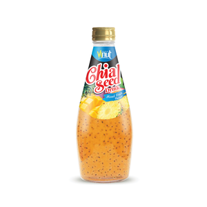 VINUT 290ML Muestra Gratuita de Bebida de Jugo de Chía Mixta, Bebida Vietnamita, Proveedor Mayorista de Exportación OEM ODM - Product Image 1