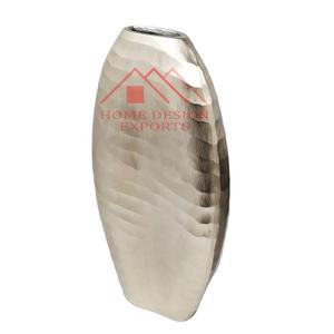 Latest Design Modern Home <b>Decorative</b> Metal Table Decor <b>Vase</b> for Home Modern Home Decor Aluminium Nickel Plating Table <b>Vase</b> - Product Image 1