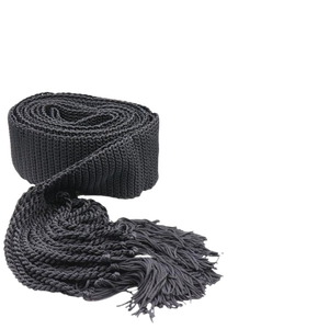 Handmade Silk Gartel <b>Strings</b> Factory Wholesale Hand-Crochet Ritual Belt Knitted Belts Category, Sprang Silk Gartel - Product Image 3