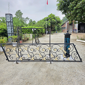 Barandillas de Balcón y Pasamanos de Escalera de Hierro Forjado Personalizados, Balaustradas Decorativas para Uso en Interiores y Exteriores con Gran Durabilidad - Product Image 5