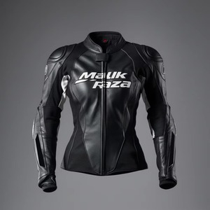 Chaquetas de Motociclista de Cuero Genuino para Mujer, Estilo Moderno, Diseño Deportivo, Chaquetas de Cuero para Mujer - Product Image 1