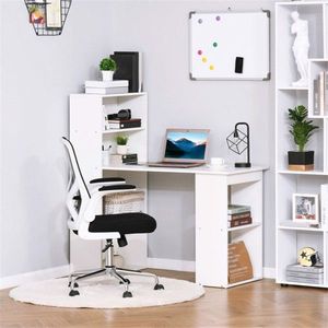 White Computer Desk for Office Use - Product Image 1