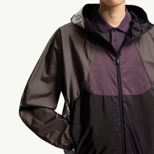 <b>Packable</b> Men Hooded Windbreaker <b>Jacket</b> Custom Lightweight Nylon Ripstop Water Repellent Outdoor Casual Premium Sports <b>Jacket</b> - Product Image 4