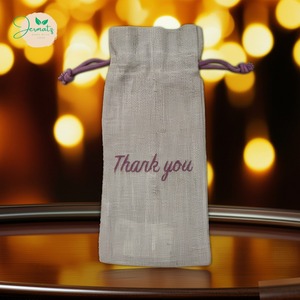 New Eco-Friendly Natural Jute <b>Wine</b> <b>Bag</b> with Custom Logo Handled Shopping <b>Bag</b> with Custom Printing Made in Bangladesh - Product Image 6