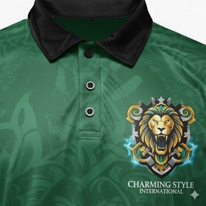 เสื้อตกปลาแขนยาวแบบแห้งเร็วพิมพ์ลายแบบซับลิเมชั่นออกแบบเองพร้อมกระดุม - Product Image 5