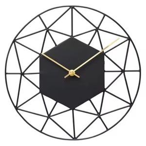 Rust Free Sliver Finish Round <b>Large</b> Metal Wall <b>Clock</b> Analog Quartz Silent For Office Living Room Decoration Use Metal Wall <b>Clock</b> - Product Image 4
