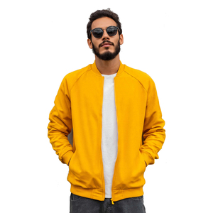 Chaqueta Bomber de Alta Calidad para Hombre, Cuello Redondo, Chaqueta Satinada para Hombre, 100% Tela con Memoria, Chaqueta Bomber Satinada para Hombre - Product Image 2