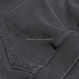 Sudadera con Capucha de Algodón 100% Orgánico, Gruesa, Ecológica, para Invierno, con Logotipo Personalizado para Hombre, Venta al Por Mayor OEM - Product Image 4