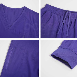 Uniforme de travail professionnel pour le secteur de la santé, doté d'un tissu facile d'entretien et d'une disposition fonctionnelle des poches. - Product Image 2