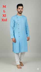 Ensemble pyjama long en coton épais pour homme avec boutons élégants et pyjama en coton Raymond - Product Image 2