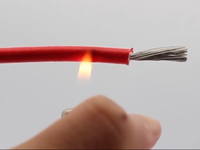 Hitzebeständiges Hochtemperatur-Silikon-Glasfaser-ummanteltes Elektrokabel 300°C 0,3mm 0,5mm 0,75mm 1,5mm 2,5mm 4mm 6mm