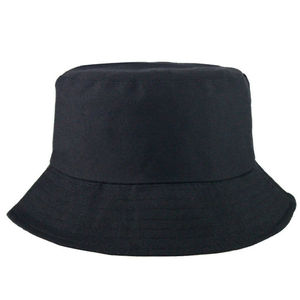 Casquette de pêche unisexe en toile de coton, couleur unie, pliable, pour l'extérieur, protection solaire, idéale pour le voyage, vente en gros, broderie de logo personnalisée - Product Image 1