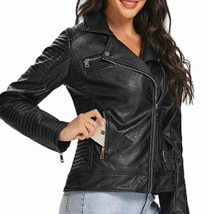 2025 Best Style Genuine <b>Leather</b> <b>Jacket</b> Men <b>Long</b> Sleeve Slim Fit Patchwork Spring Fashion <b>Leather</b> <b>Jackets</b> For Women - Product Image 1