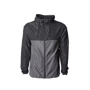 Customized Cartoon <b>Thin</b> Hooded Windbreaker <b>Jacket</b> Men's/Women's Summer Fashion Casual Slim Front Logo <b>Waterproof</b> Breathable - Product Image 3
