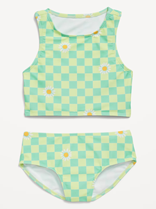 New Design Two Piece Kids <strong>Cute</strong> Bikini Swimwear Children's Printed <strong>Tankini</strong> Swim Set Swimsuit for Girls - Product Image 2