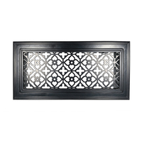 Grille de retour d'air décorative en alliage d'aluminium, grille de ventilation durable pour système de ventilation CVC