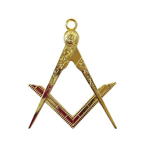 Joyería Masónica de Diseño Personalizado OEM, Joya de Pecho Maestría Artesanal según Reglamento Inglés, Chapada en Oro, Antigüedades Masónicas, Lujo Moderno - Product Image 4