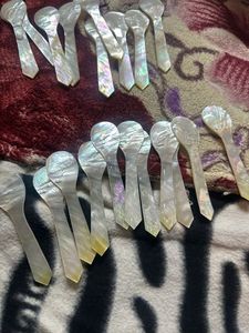 Eco Friendly Spoon Supplier Natural Mother of Pearl Spoon Handmade Shell Spoon Sustainable Seafood Spoon Bulk Wholesale - Product Image 4