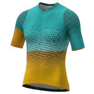 Cycling Jersey 160g Spandex Polyester Automated Cutting Seamless Heat-Transfer Printed Breathable Short Sleeve Men Top In-Stock - Product Image 6