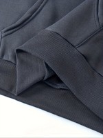 Sudadera con capucha para hombre, color sólido, 100% poliéster, tejido de felpa francesa, informal, para otoño, hecho en China