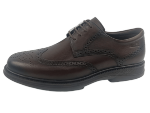 Zapatos Oxford de Vestir para Hombre Dlords, Color Marrón, Piel de Oveja, con Cordones, Punta en Pico, para Oficina y Carrera Profesional, Suela de EVA de Color Sólido, para Todas las Temporadas - Product Image 3